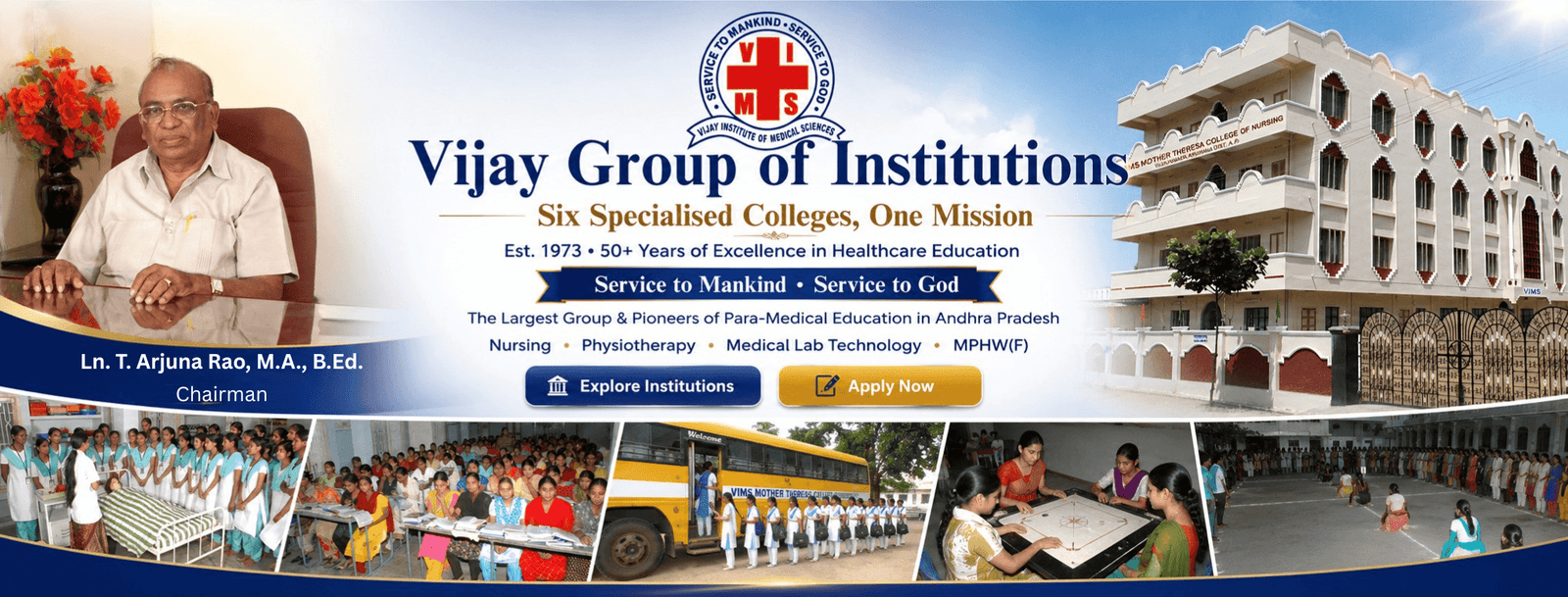 Vijay School of Nursing — General Nursing & Midwifery